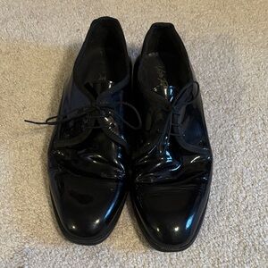 Men's Patent Leather Black Dress Shoes